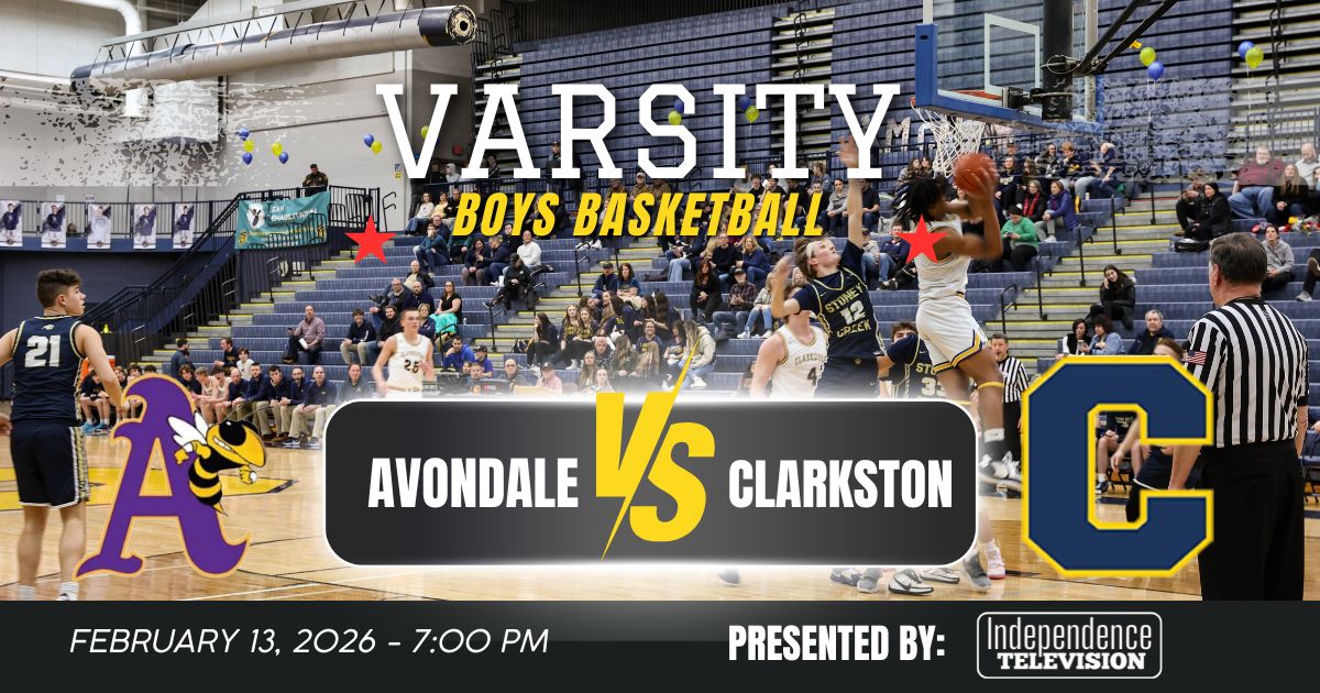 LIVE- Avondale vs Clarkston Boys Basketball